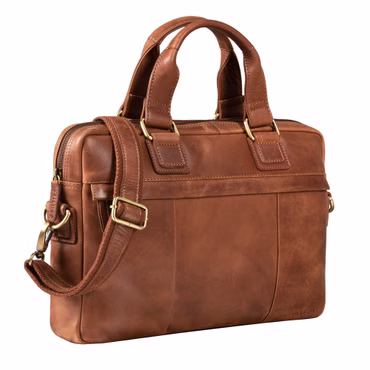 "Andrew" Bolsa Vintage Cuero Business Maletín Clásico Hombre Y Mujer