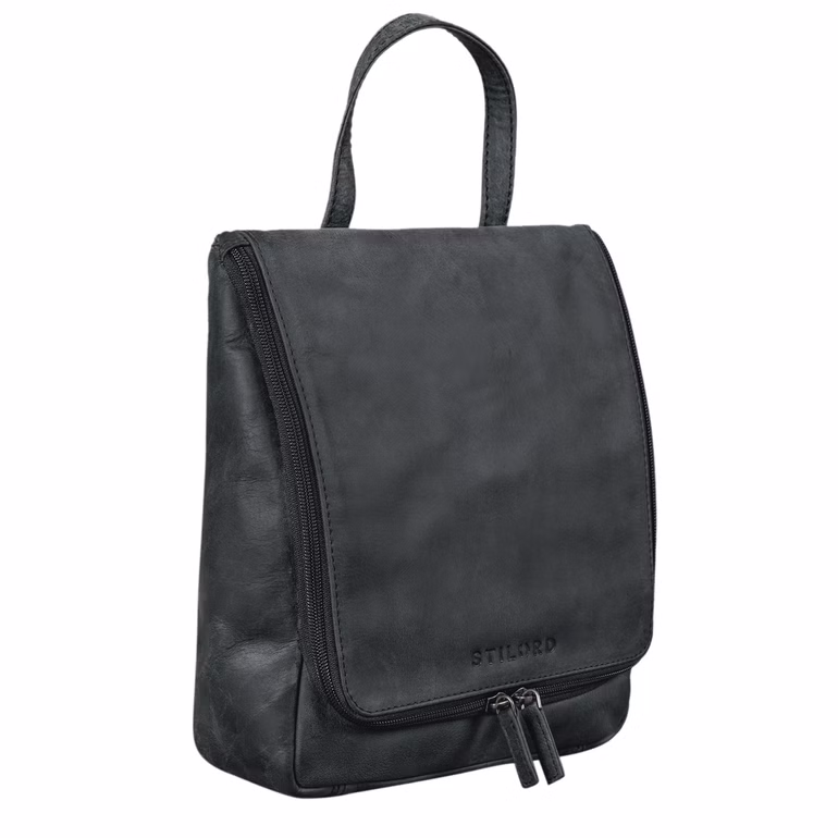 "Lewi" Neceser Colgante de Cuero para Hombres y Mujeres de Viaje