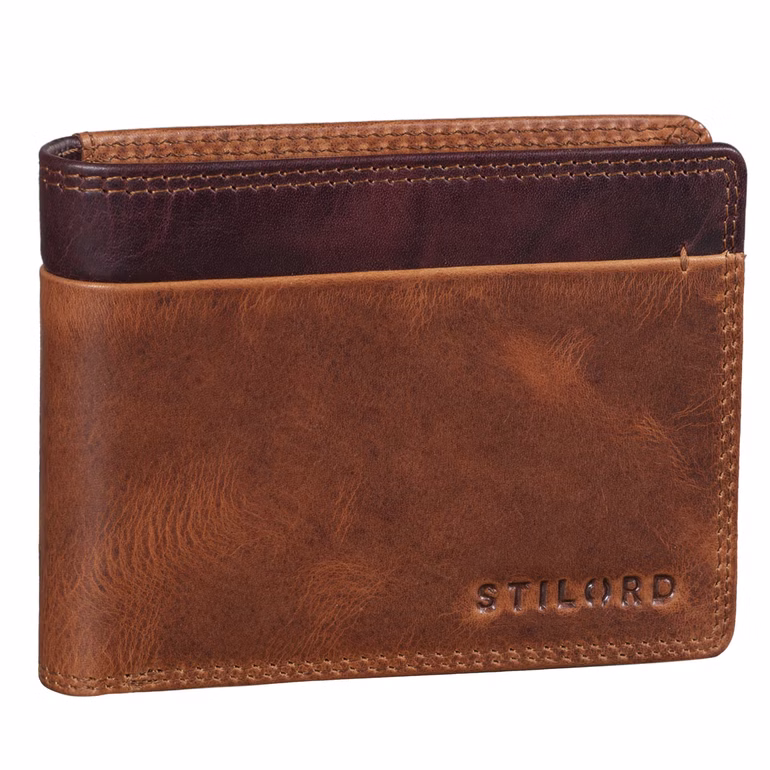 "Sterling" Billetera Vintage Hombre Cuero Con Protección RFID NFC