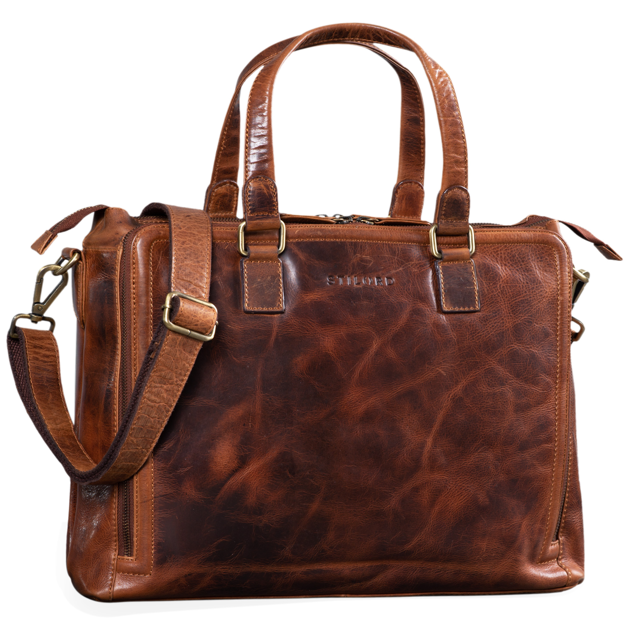 Neceser Mujer Portadocumentos Viaje STILORD 'Claire' Bolso De