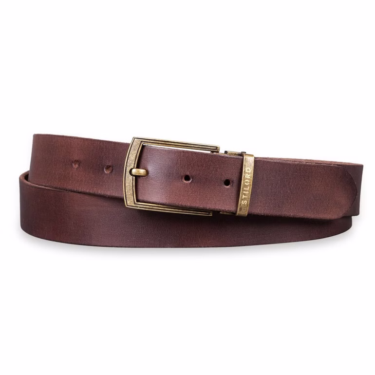 [Bulto] Vintage Cinturón Cuero Hombre Marrón