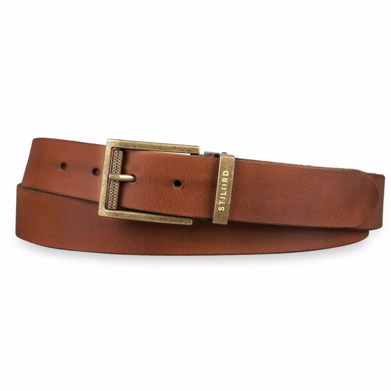 [Bulto] Cinturón de cuero marrón