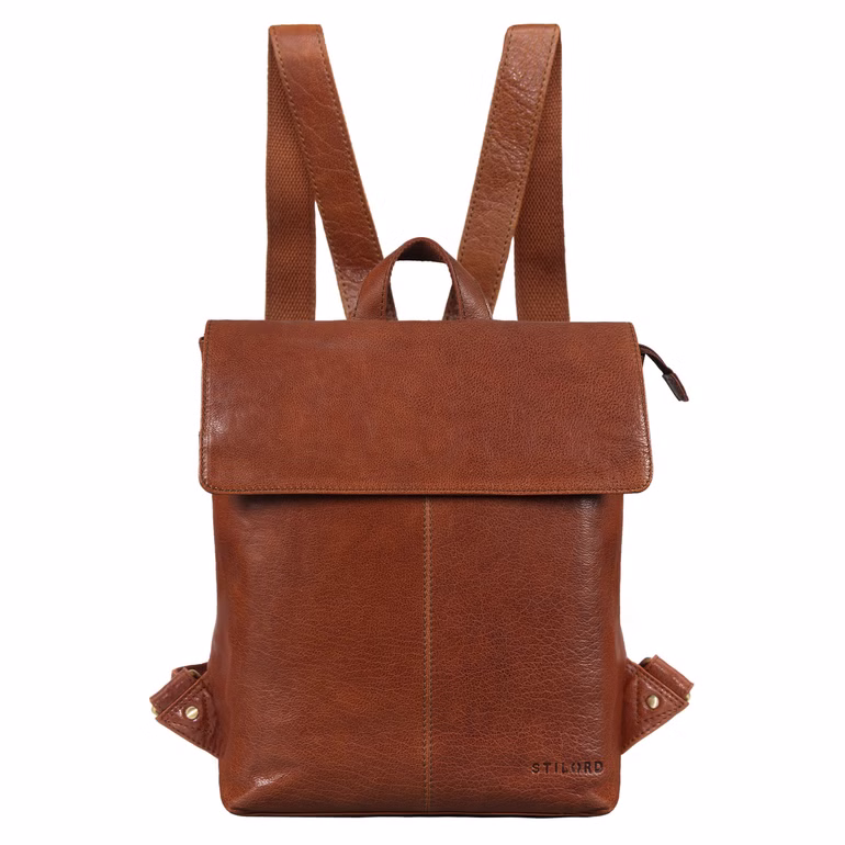 "Charlie" Vintage Mochila de Cuero