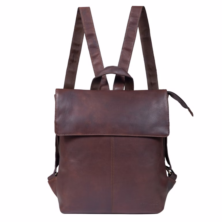 "Charlie" Vintage Mochila de Cuero