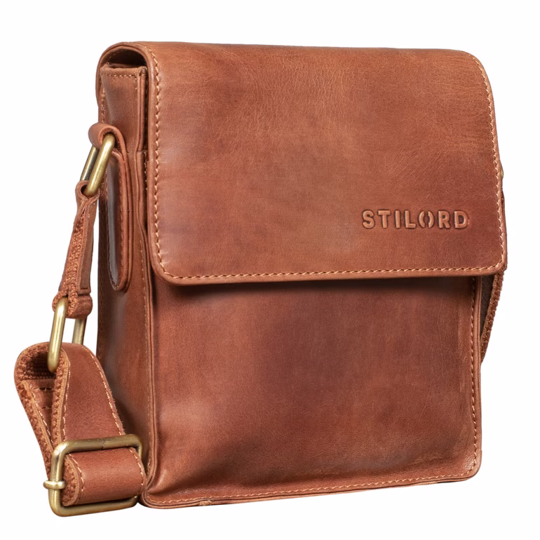 "Nate" Bolso Pequeño De Cuero Para Hombre Bandolera Ideal Para Diario