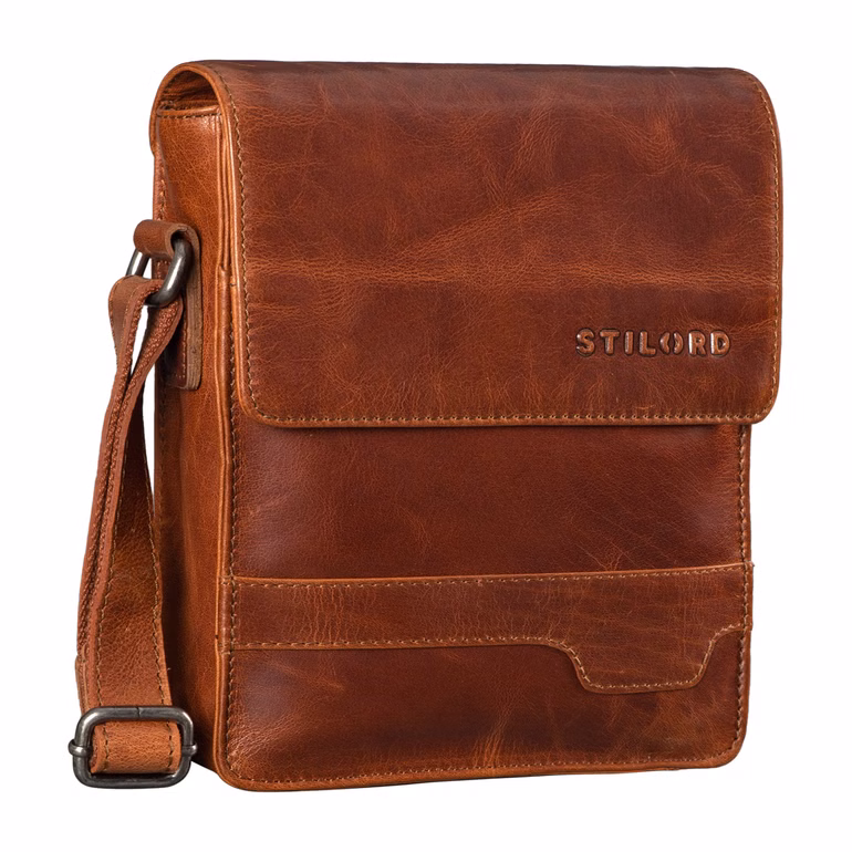 „Sven“ Bolso De Cuero Para Hombre Pequeño Hombro 8 Pulgadas