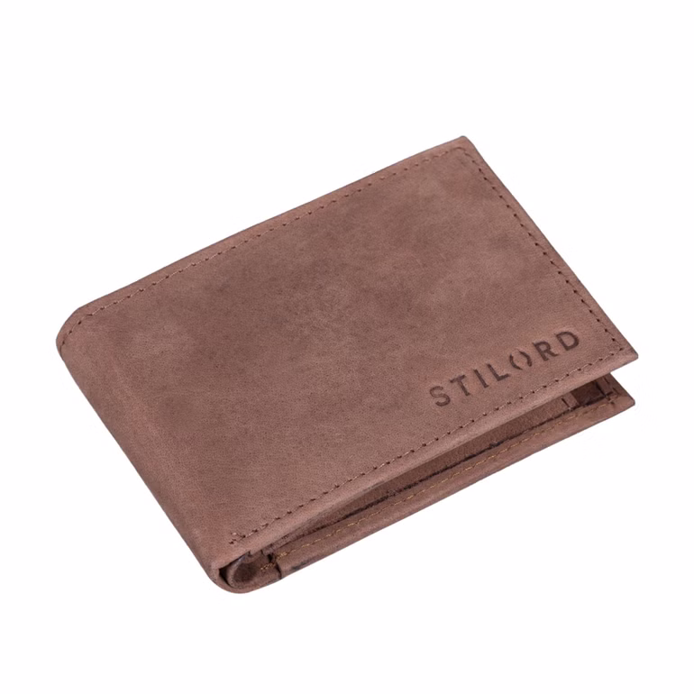 "Lincoln" Mini Cartera Cuero RFID Hombre Slim Monedero Tarjetero