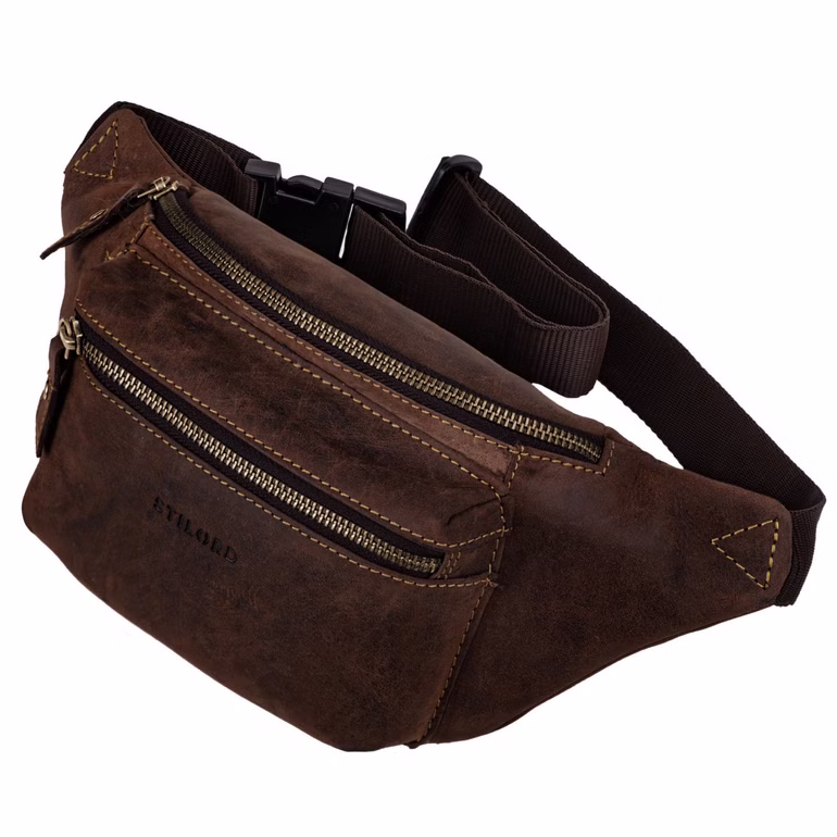 "Portland" Riñonera Vintage de Cuero