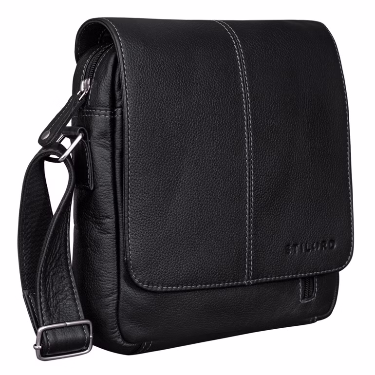 "Matt" Bolso De Cuero Hombre 9 7 Vintage Bandolera Para Tablet