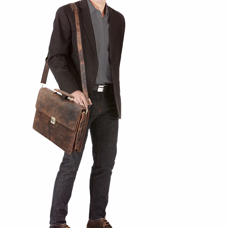 Segunda opción "Robert" clásico Maletín Compartimento para