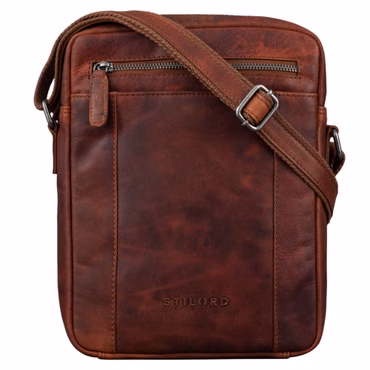 "Fox" Bolsa de Cuero para Hombre Vintage Messenger Pequeña y Elegante