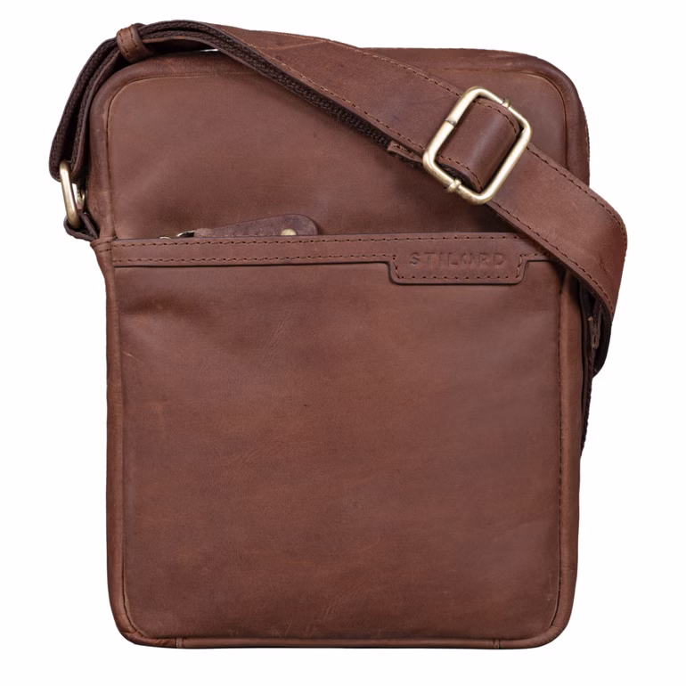 „Blake“ Bolso Hombre Cuero Pequeño Bandolera Para Tablet 8 Pulgadas