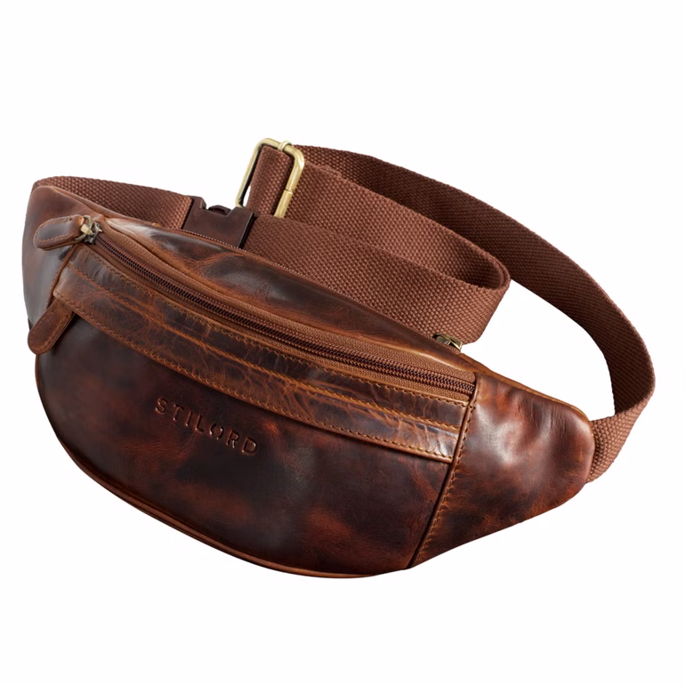 "Terry" Riñonera de Cuero Vintage