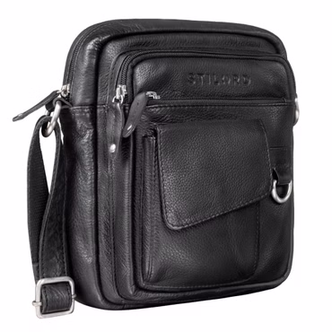 "Ryan" Bolso De Cuero Hombre Pequeño Vintage Para Llevar Al Hombro