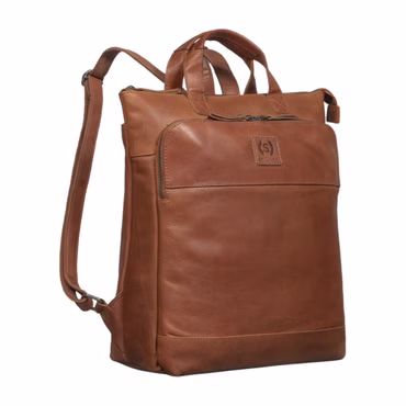 "Dwight" Mochila de cuero Grande Hombres Mujeres