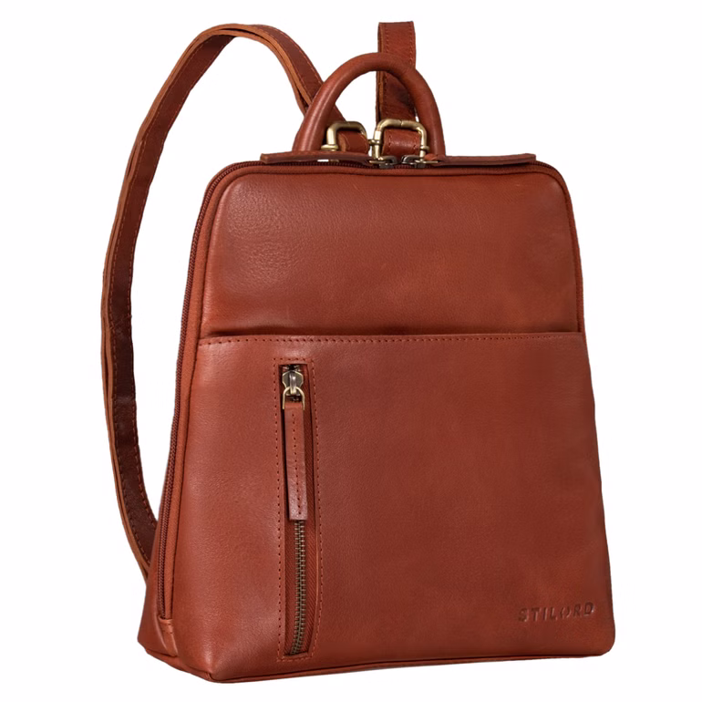 "Holly" Mochila Pequeña Mujer Cuero