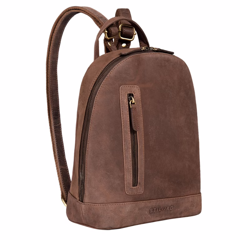 "Reed" Mochila Pequeña de Piel