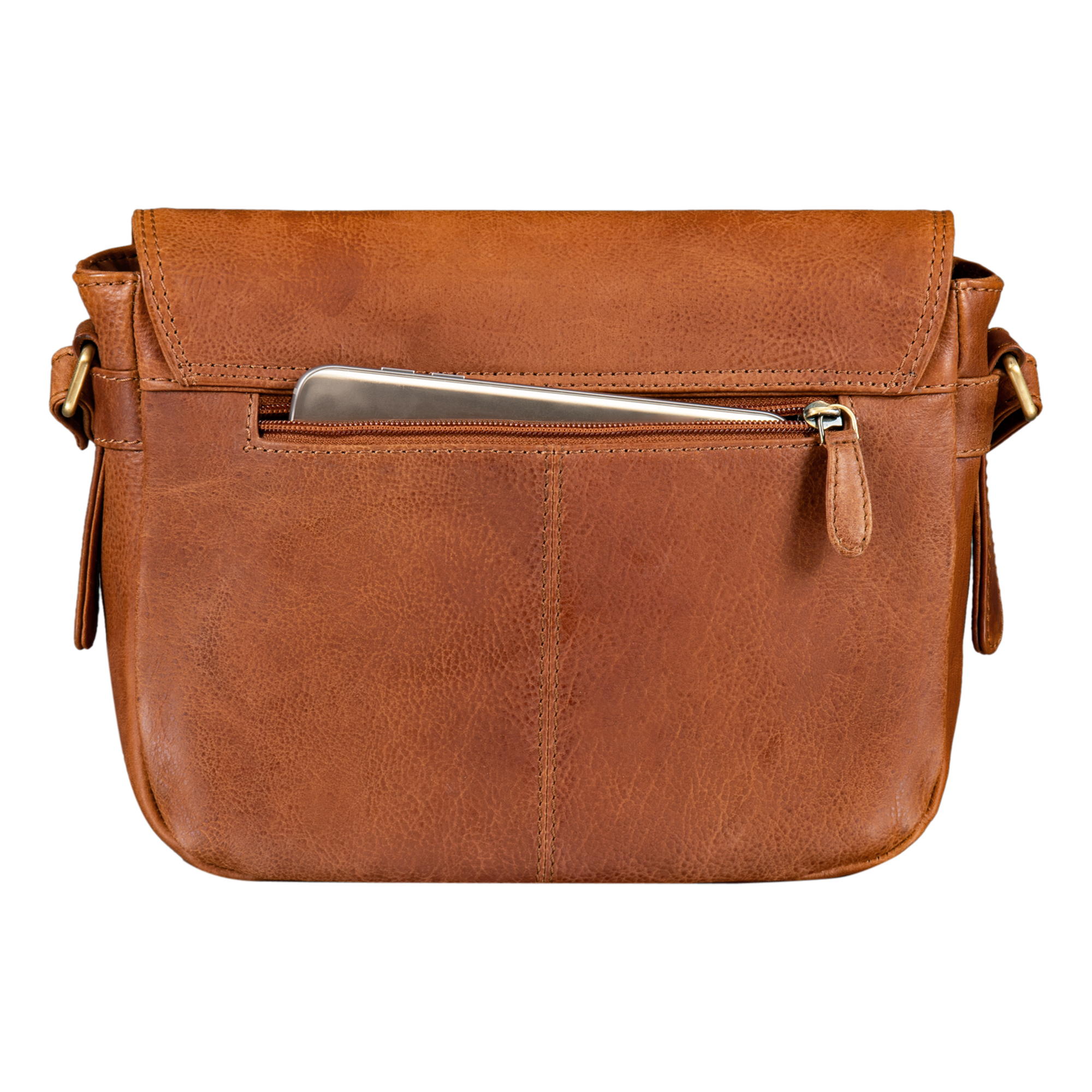 STILORD 'Yael' Bolso De Cuero Pequeño Señoras Embrague Vintage Cuero Real Bolso De Mujeres Retro Bolso De Mujeres Elegante, Color:kara - Cognac