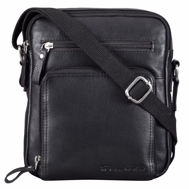 „Darius“ Bolso Para Hombre De Cuero - Tres Compartimentos Principales