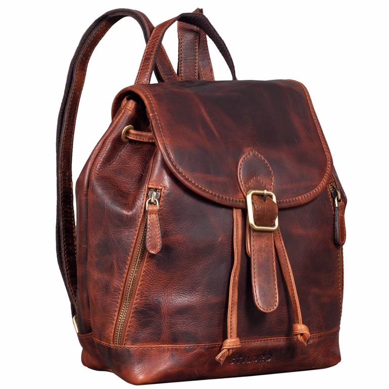 "Allison" Mochila Mujer Casual de Cuero 