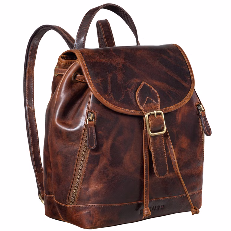 "Allison" Mochila Mujer Casual de Cuero 