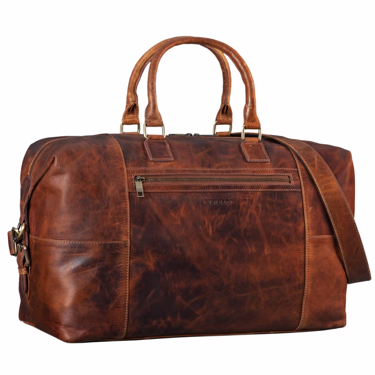 "Rover" Bolsa de Viaje Grande de Piel