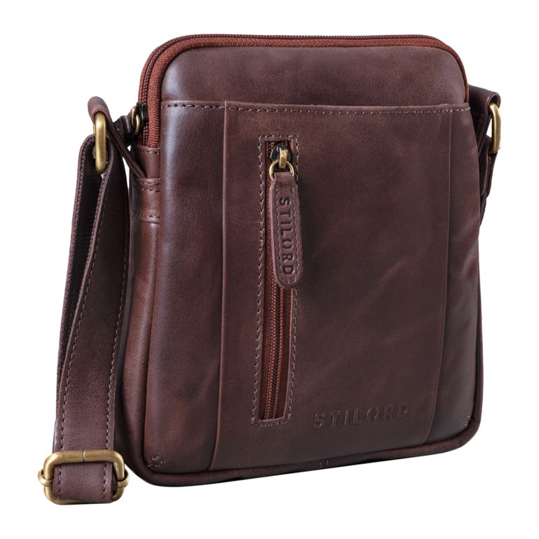 "Emerson" Bolso de Mano Hombre Cuero