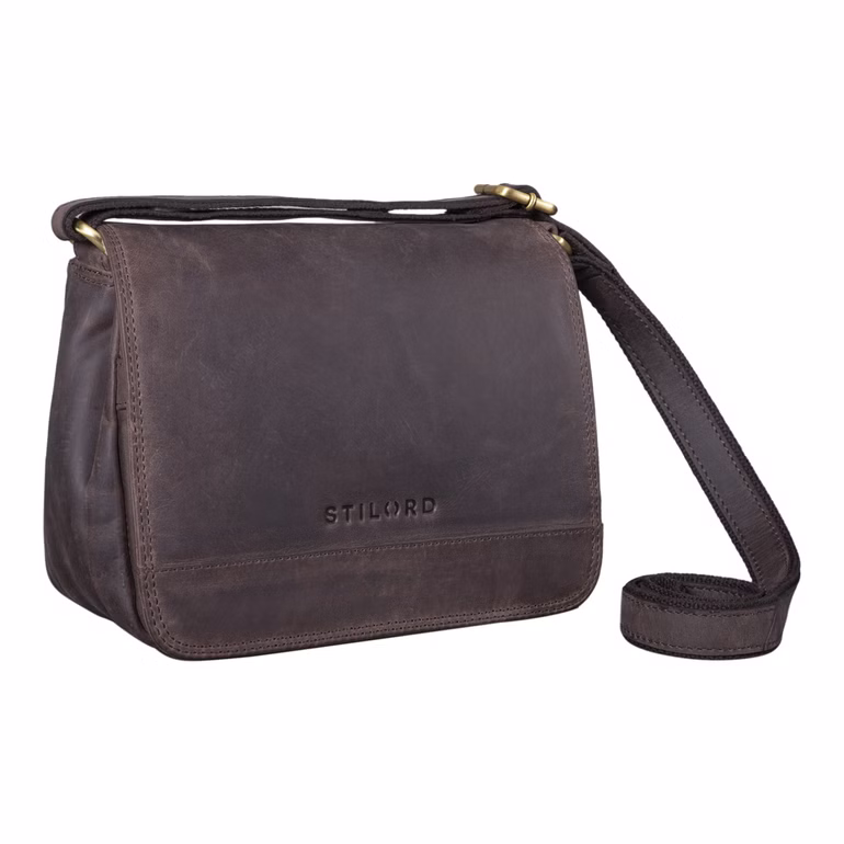 "Malou" Elegante Bolso de Mano Cuero