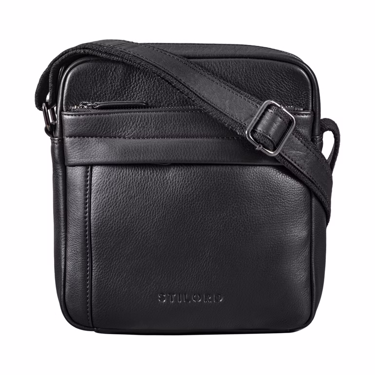 "Craig" Bolsa de Cuero para Hombre Pequeña y Práctica Bandolera