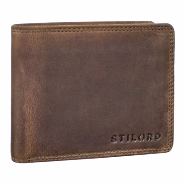 "Lunis" Cartera de Cuero RFID Hombre Vintage con Monedero