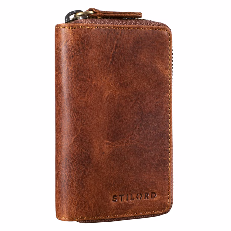"Fidelis" Organizador de Llaves Cuero Vintage