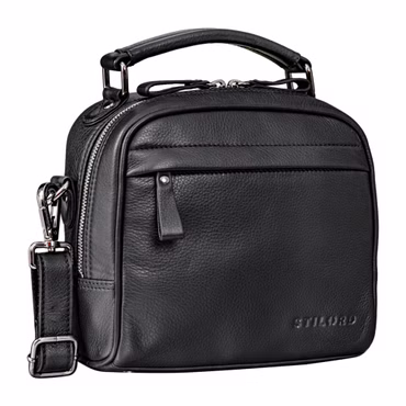 "Yannie" Bolso de hombro vintage de cuero pequeño