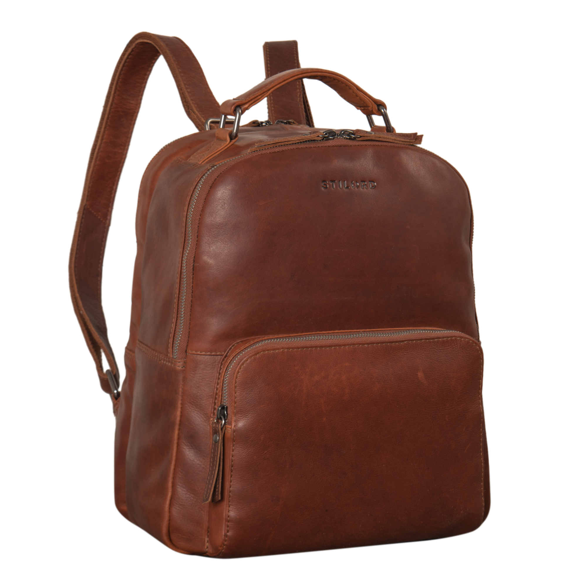 STILORD 'Jona' Mochila De Trabajo De Cuero Grande Vintage - Unisex