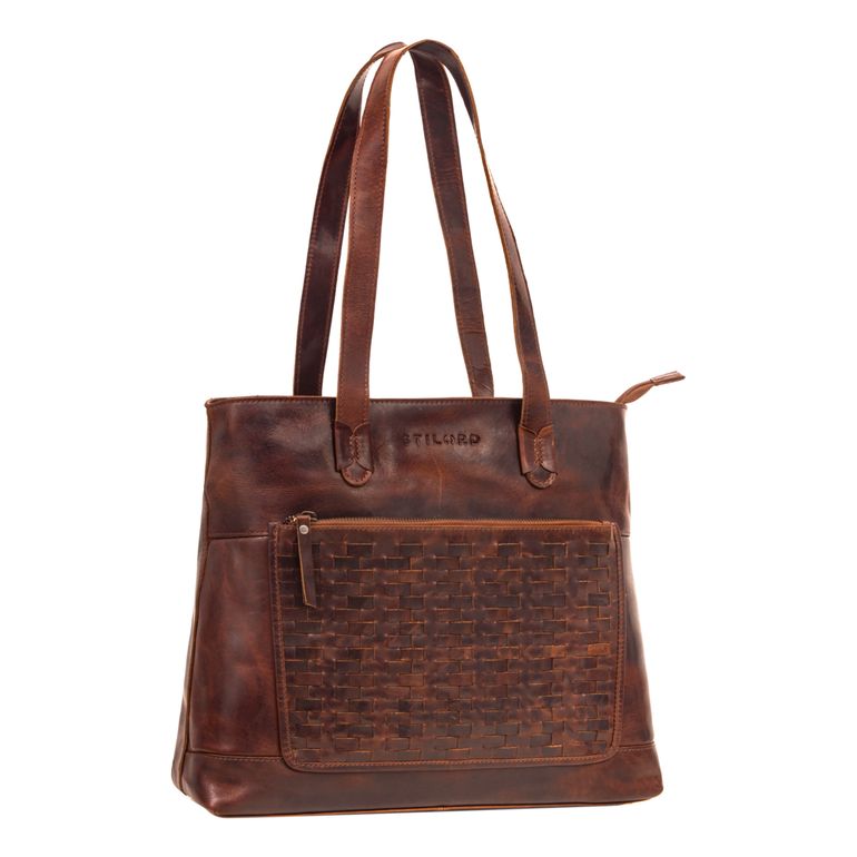 "Theresa" Elegante Bolso Shopper Mujeres  Piel