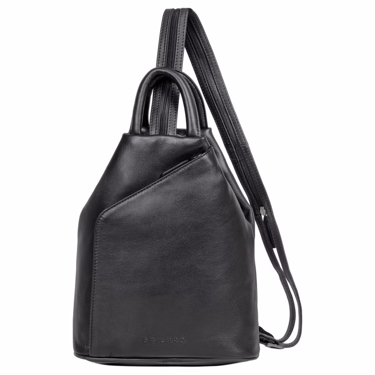 "Minou" Bolso Sling de Cuero Mujer 2-en-1 Mochila y Cartera