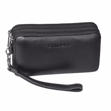 “Kenneth” Cartera De Mano Para Hombre De Cuero Con Correa Para Muñeca