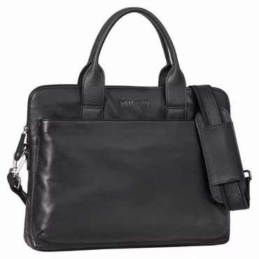 "Lancelot" Bolsa De Cuero Para Laptop 14" Para Hombre Y Mujer Maletín