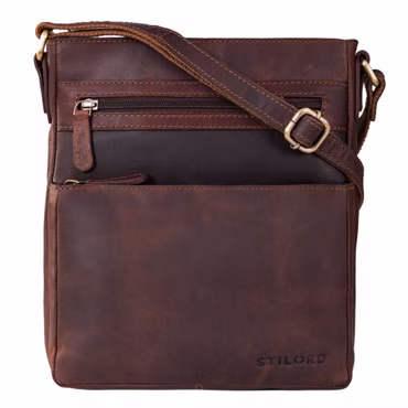 "Kian" Bolso de Cuero Vintage para Hombre Pequeño y Estiloso