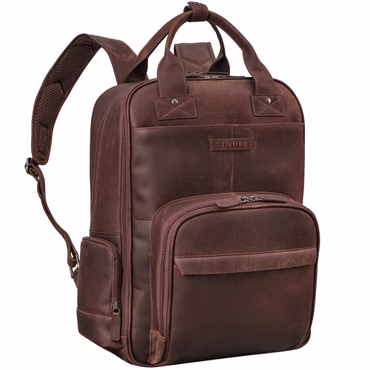 "Kasimir" Mochila vintage cuero