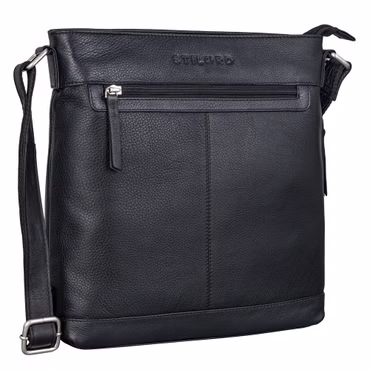 „Henrike“ Bolso Hombro Mujer Cuero Pequeño Vertical Vintage Elegante