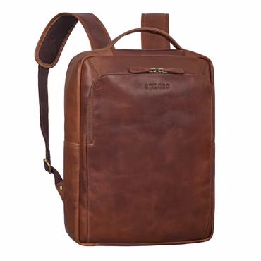 "Martin" Exclusiva Mochila Cuero para Portatil 14 Pulgadas