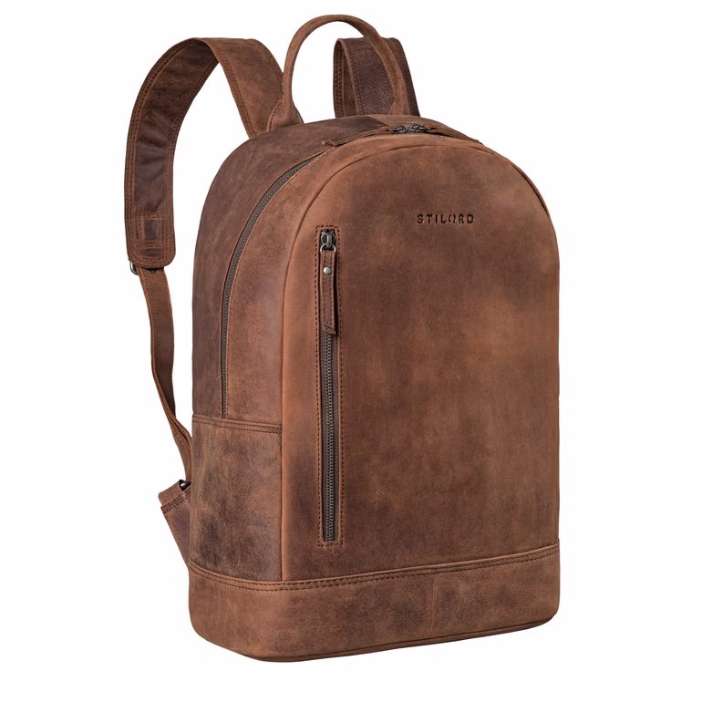 "Titus" Mochila para portáti Cuero