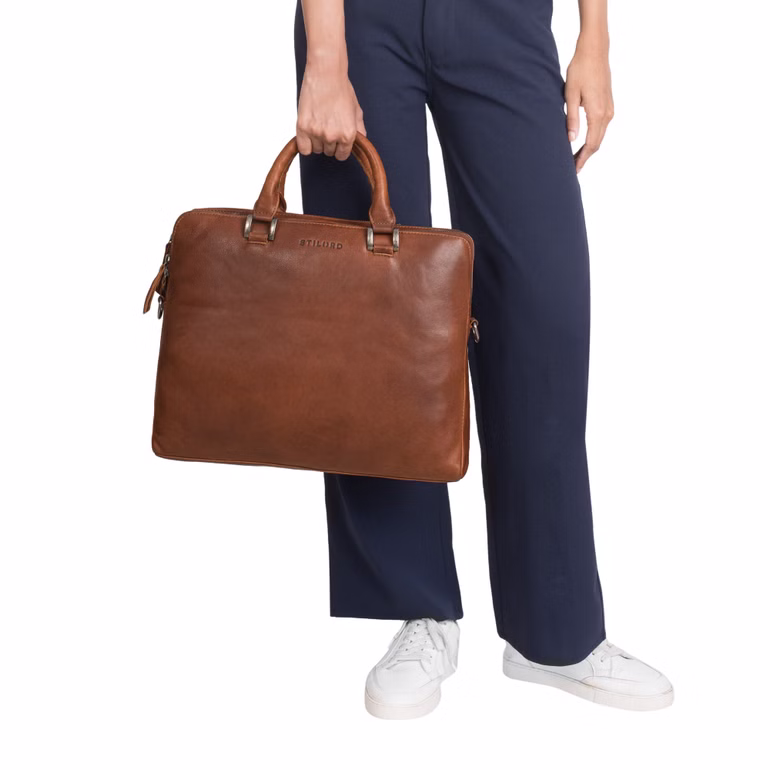 "Jill" Bolso Negocios Cuero Mujer Ordenador