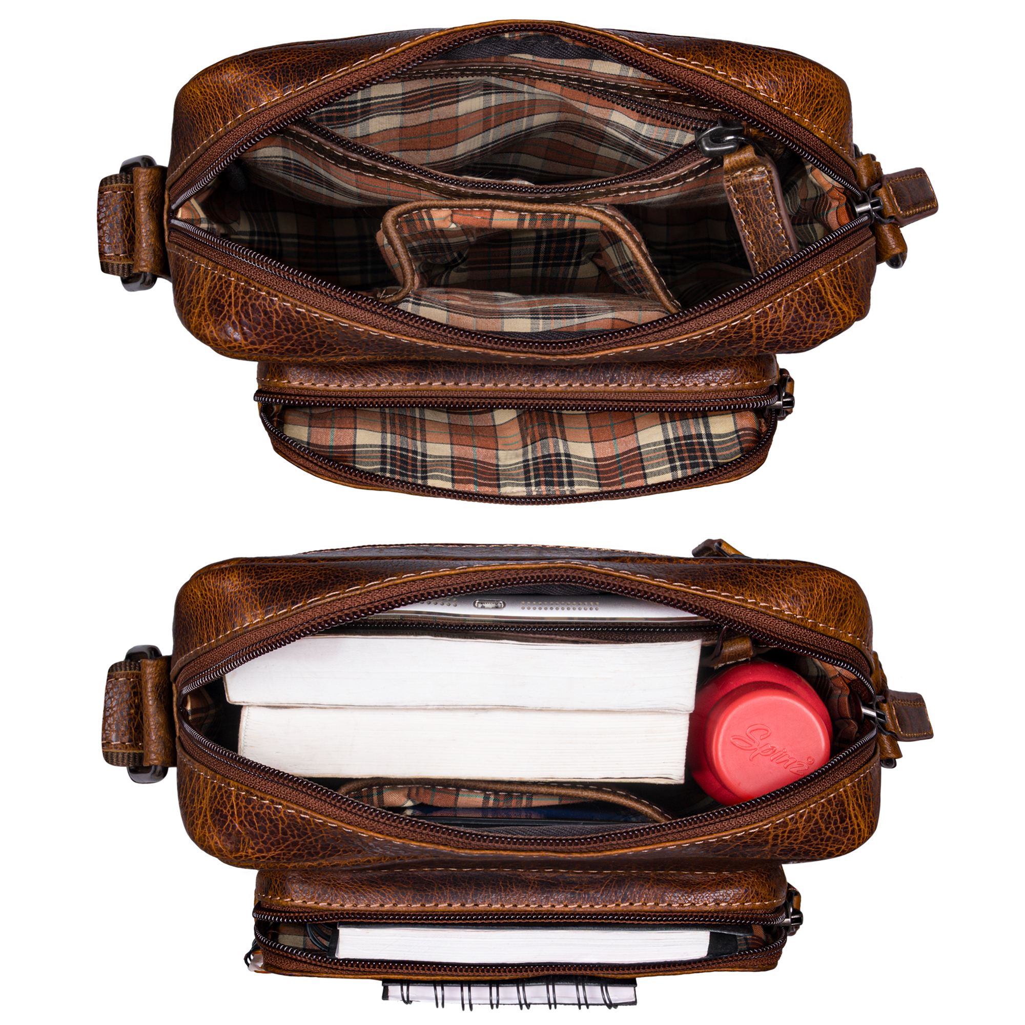 Bandolera STILORD 'Darius' Bolso Pequeu00f1o Hombre Piel Bolso De