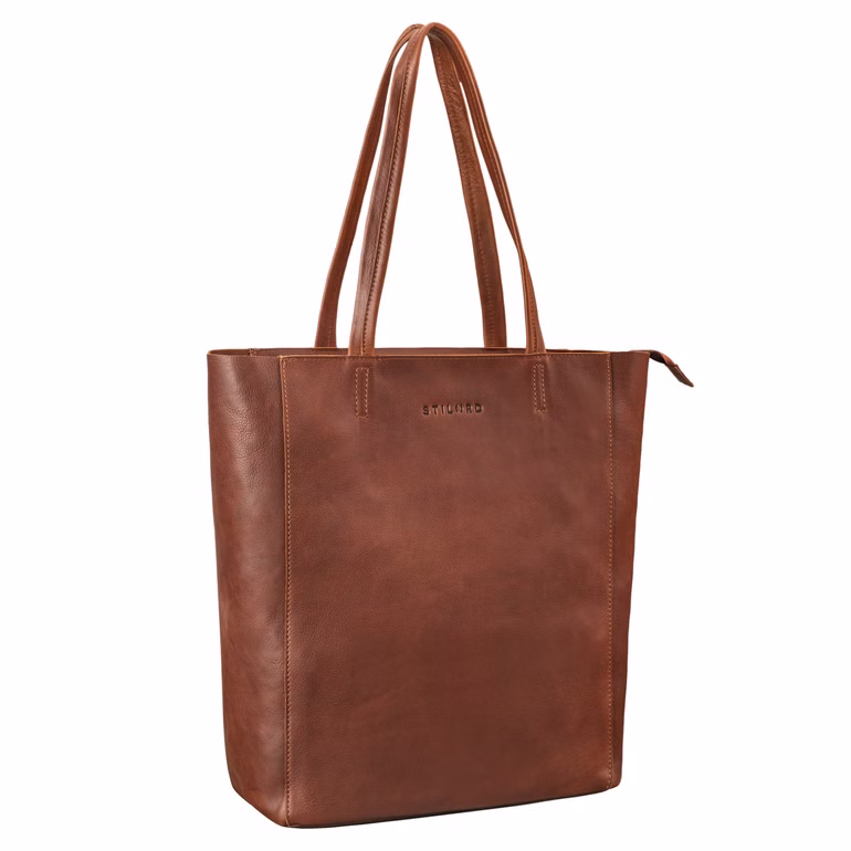 "Chelsea" Shopper Vintage de Cuero Bolsa Grande de Mujer