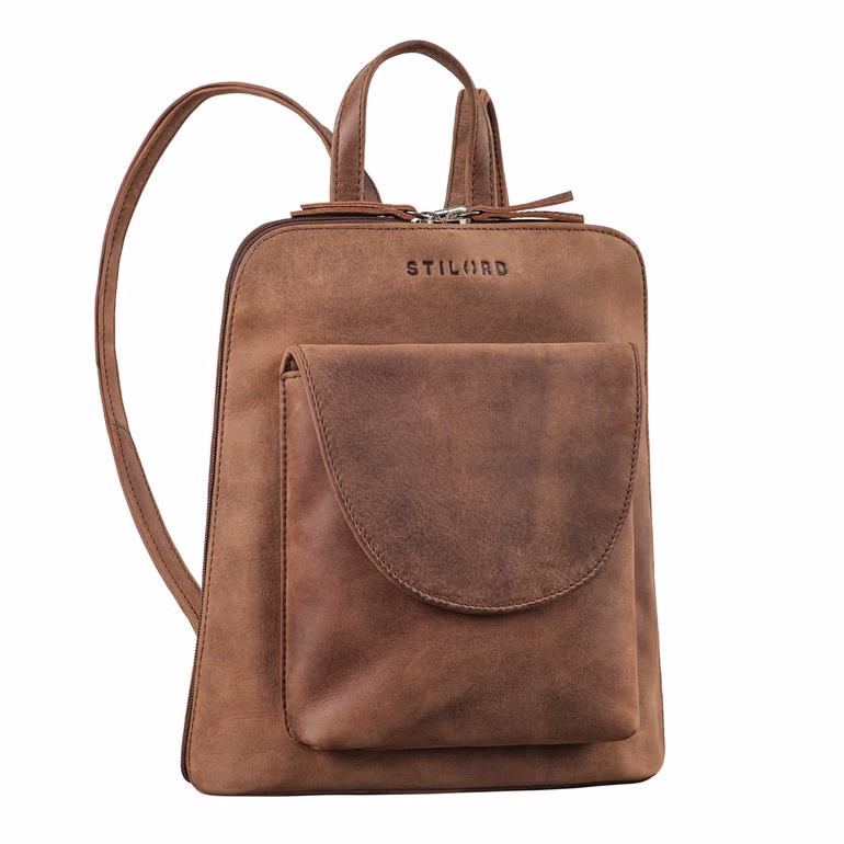 "Bernice" Elegante Mochila Piel Mujer