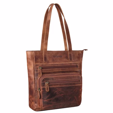 "Jolene" Bolso Shopper Vintage Mujer Grande de Cuero