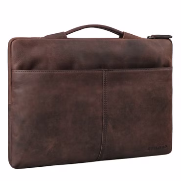 “Kit” Maletín De Cuero Para Laptop 15.6" Masculino Bolsa De Notebook