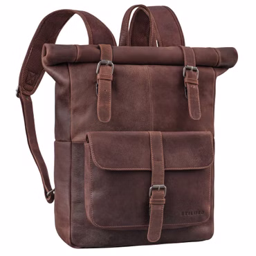 "Herakles" Mochila Portatil 17" Cuero