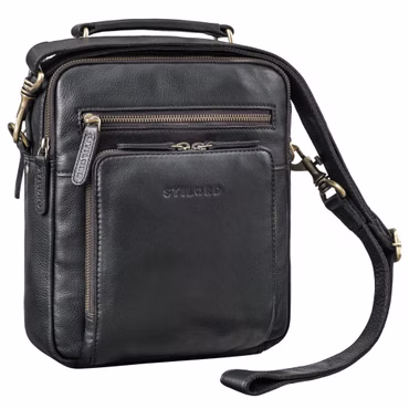 „Nelio“ Bolso Cuero Estiloso Para Hombre Con Asa Bandolera Crossbody